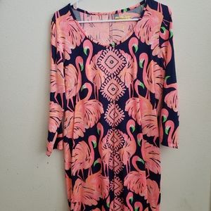 Lilly Pulitzer flamingo dress